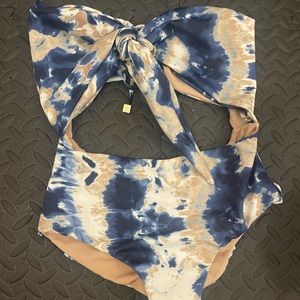 CHEEKY TIE DYE ONE PIECE SWIMSUIT
